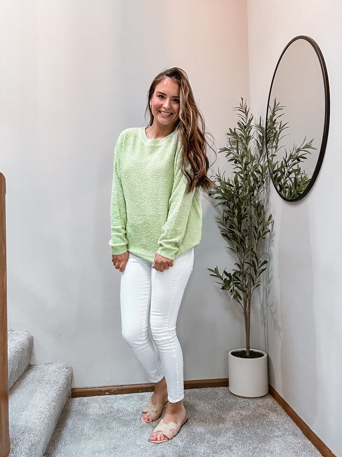 Tropical Day Lime Sweater