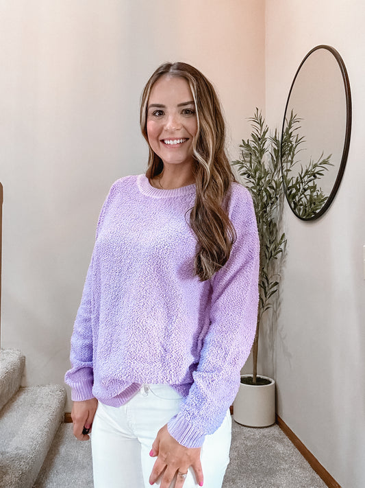 Purple Lavender knit Sweater